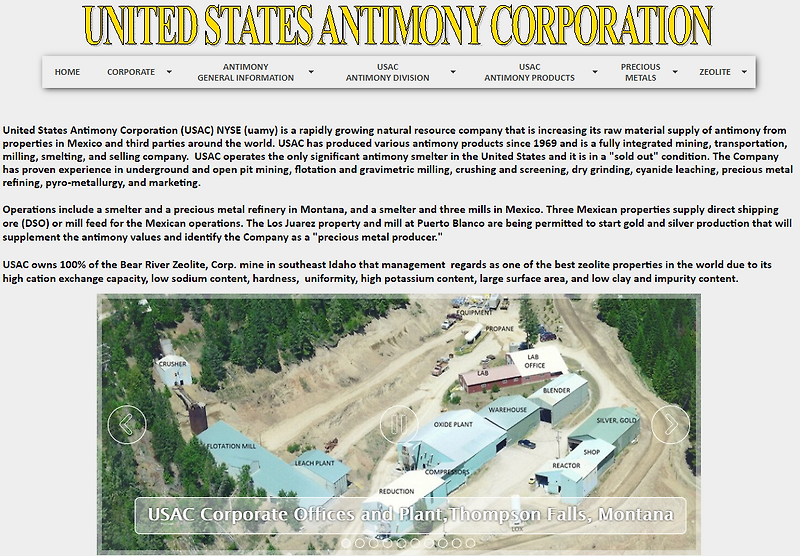 united states antimony