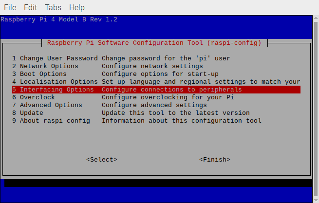 [라즈베리파이4]라즈베리파이4 SSH 접속 설정,  raspi-config