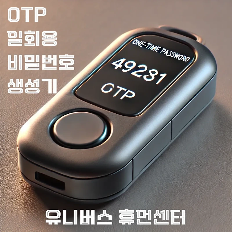 모바일 OTP, 토큰형 OTP? 투자자라면 꼭 알아야 할 OTP 종류와 안전 관리법