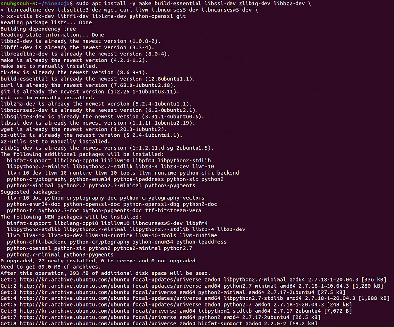 Ubuntu 20 04 pyenv 
