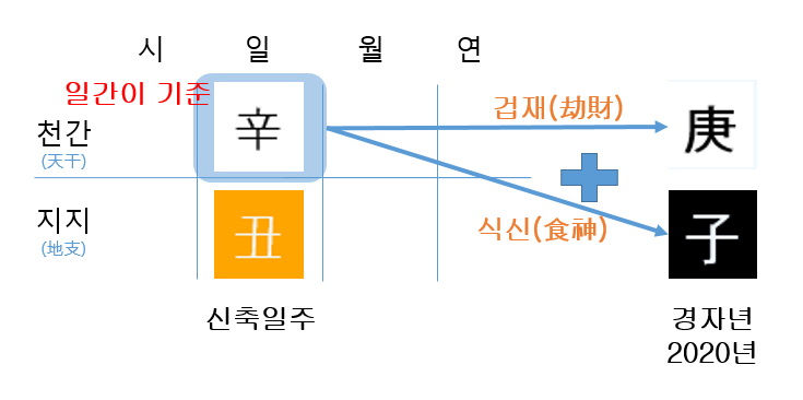 2020년 경자년 운세(신축일주)