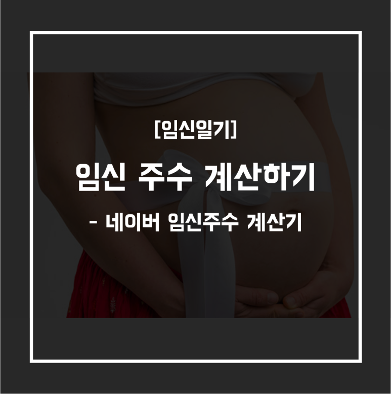 임신 주수 계산하는 방법 (ft. 네이버 계산기)