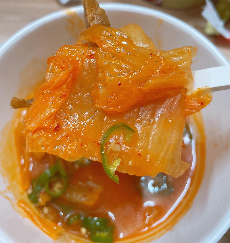 한솥 도시락 -  묵은지 김치찌개, 먹기 전에 꼭 읽어봐야 할 글입니다