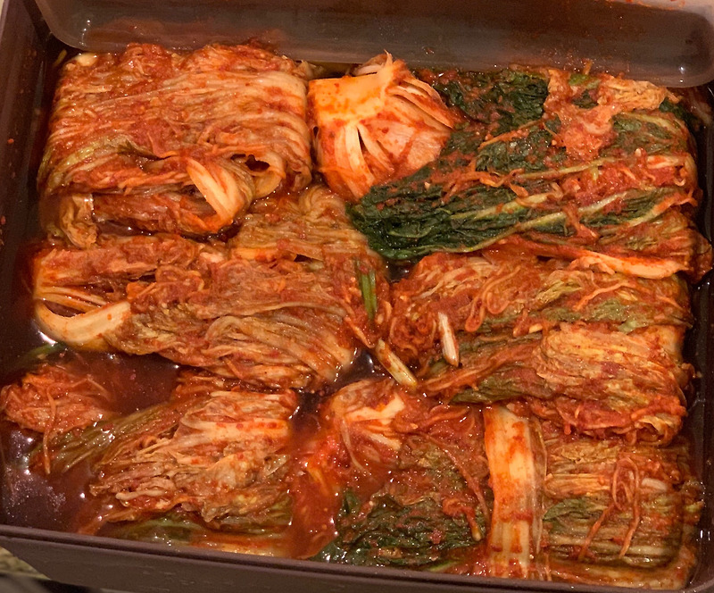 배추 한박스로 실패없이 맛있게 담그는 포기배추김치 황금 레시피 - 아리조나맘의 미국 이야기