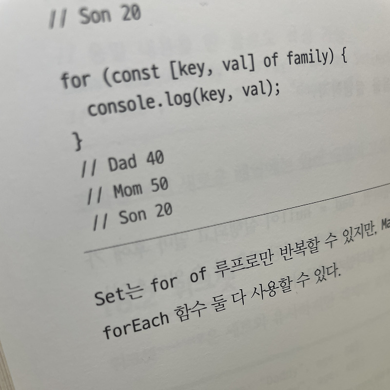[JavaScript] Map, Set