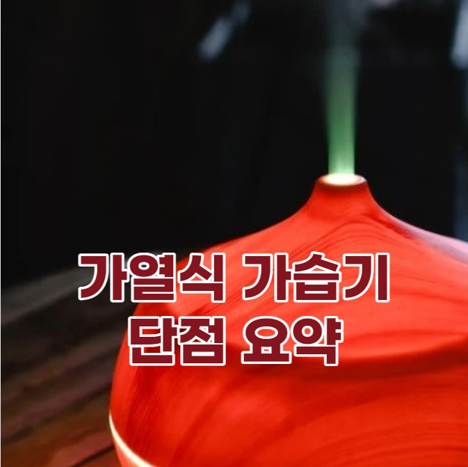 가열식 가습기 단점 석회 제거 방법