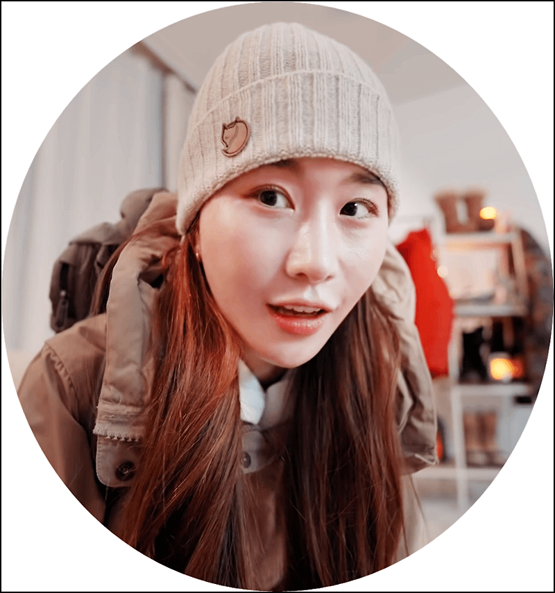 승무원 출신 캠핑 유튜버 밍동, '겨울 캠핑 룩북' 자가 격리