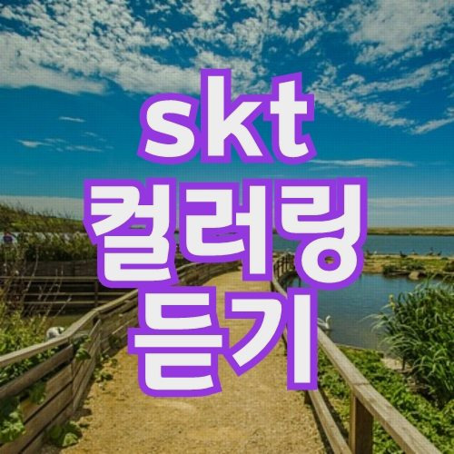 skt 컬러링 듣기 셀프로