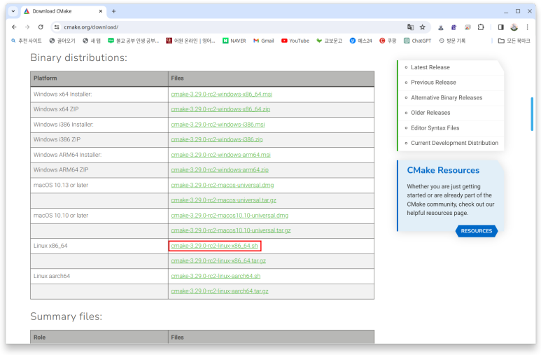 Cmake 