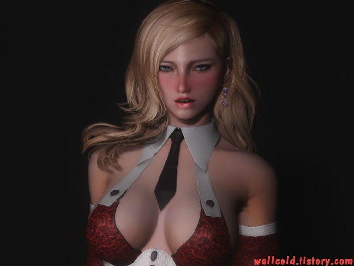 스카이림 의상 정장 의상 Rudy Hdt Aradia Secretary Skyrim Mod