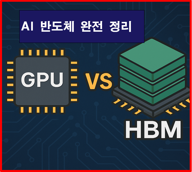 AI 반도체 완전 정리 | GPU vs HBM 차이점과 역할 비교