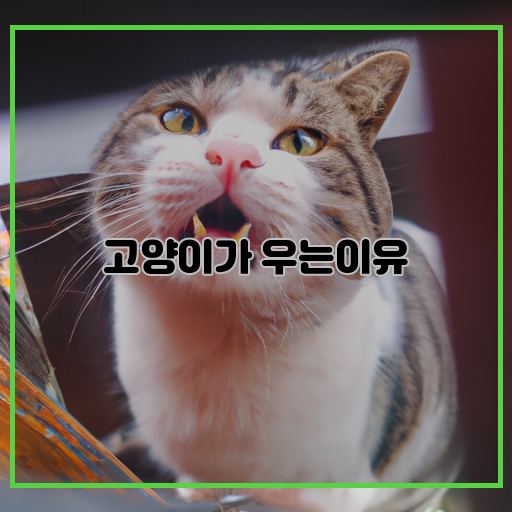 고양이가 우는 이유 고양이의 소리와 울음의 의미
