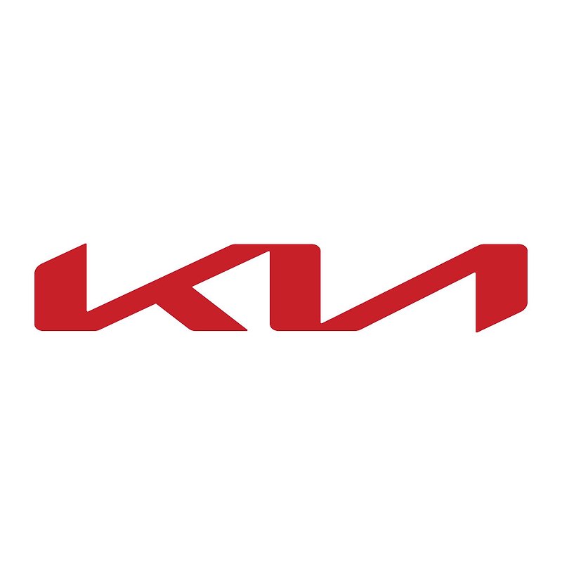 2021 기아자동차 신규 새 로고  벡터 일러스트 (2021 kia motors new logo)