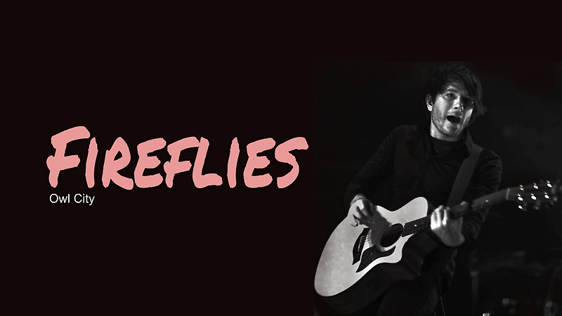 Fireflies, Lyrics, Guitar Chords, Acoustic Cover, Owl City