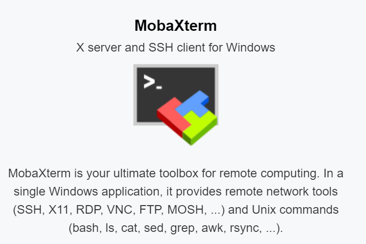 mobaxterm x server