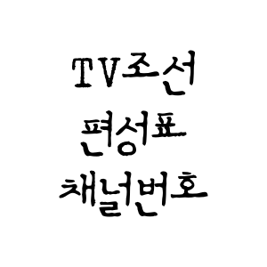 TV조선 편성표와 채널번호 정확하게 확인 (티비 조선2,3 포함)
