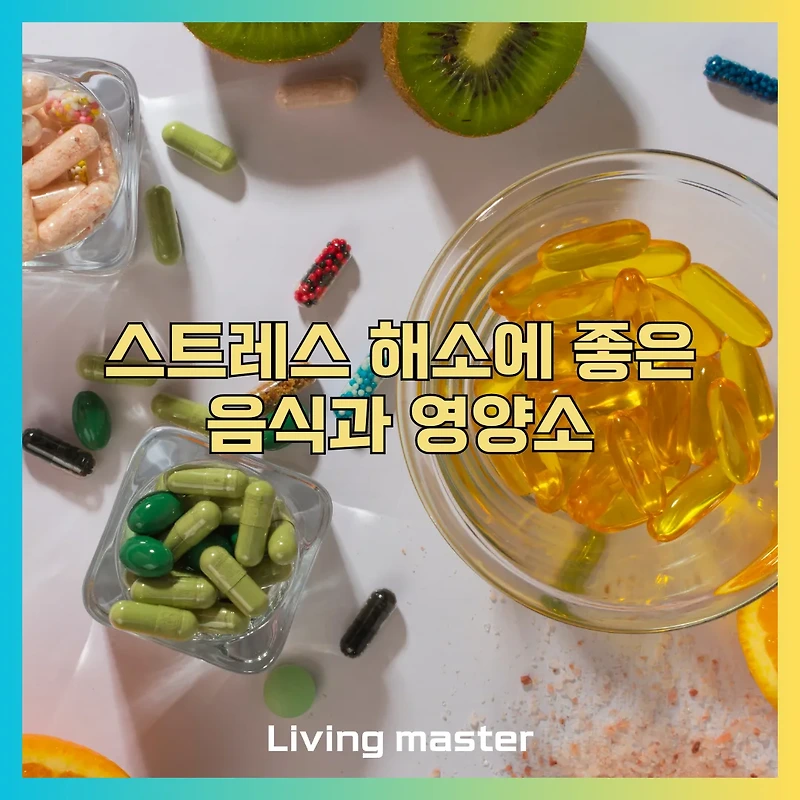 스트레스 해소에 좋은 음식과 영양소, 비타민, 오메가3 등 스트레스 완화 식단 가이드