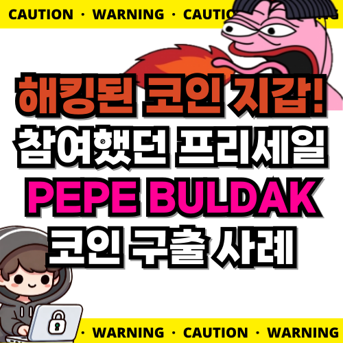 [해킹 구출 사례] 코인 개인 지갑 해킹 피해! 프리세일 코인(페페불닭) 구출 사례