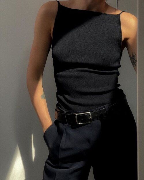 여자 여름 코디, 올블랙 여름 패션 모음 (드레스 코드 블랙)