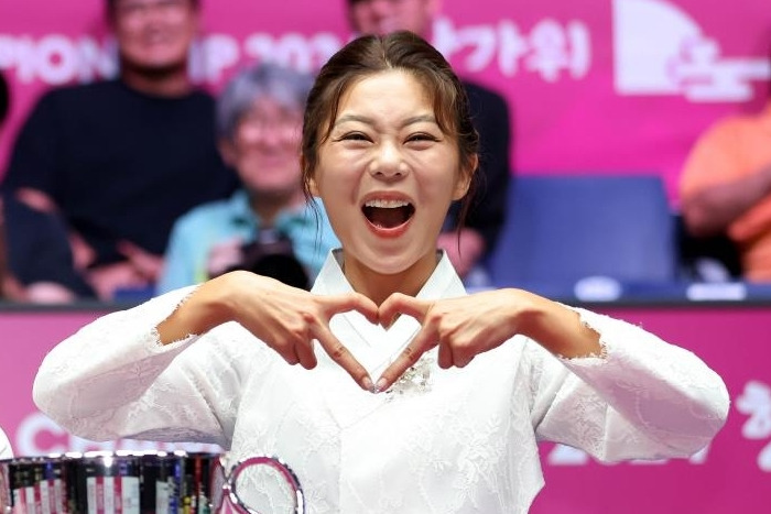 '마녀' 김가영, '아이스걸' 녹이고 프로<b>당구</b> 최다 <b>우승</b> 신기록