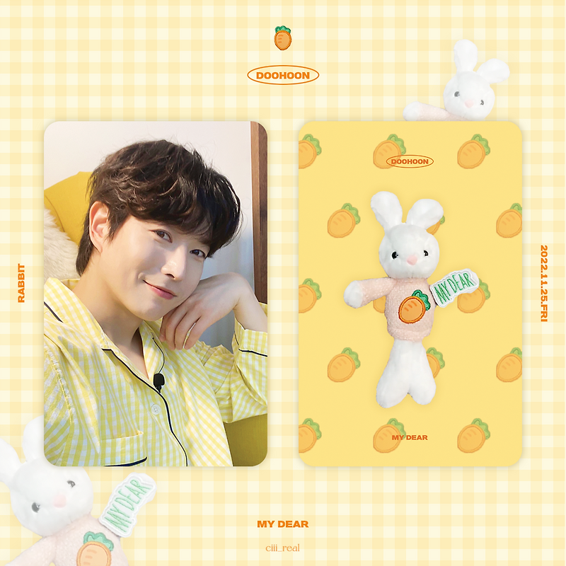 Card - My dear rabbit