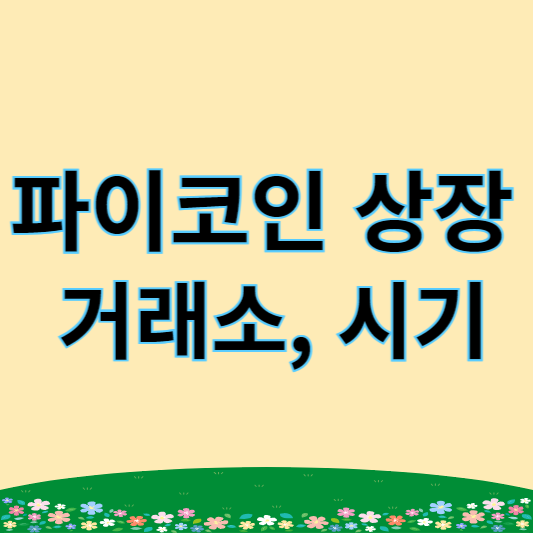 파이코인 거래소, 상장 시기, 거래 가격