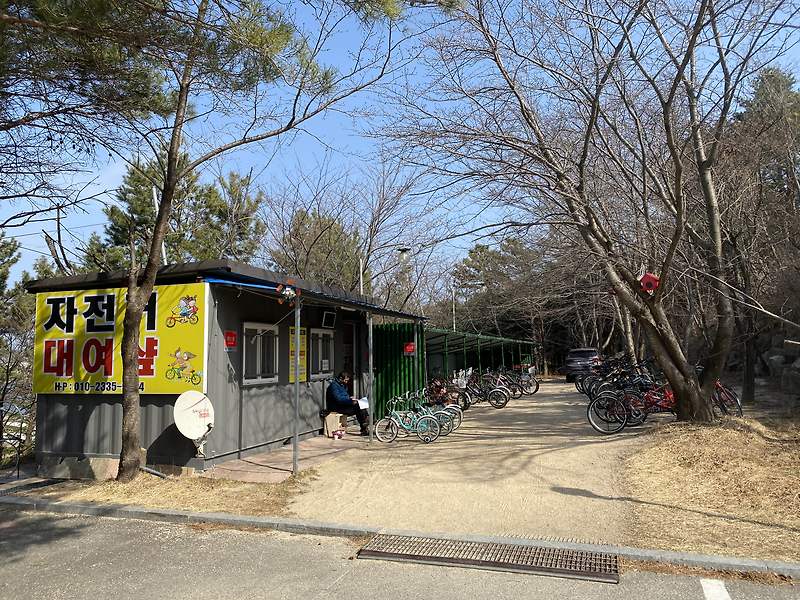 속초 영랑호 리조트 옆 자전거 대여샾 유아자전거, 2인용 자전거, 성인 자전거 대여 가능한 곳