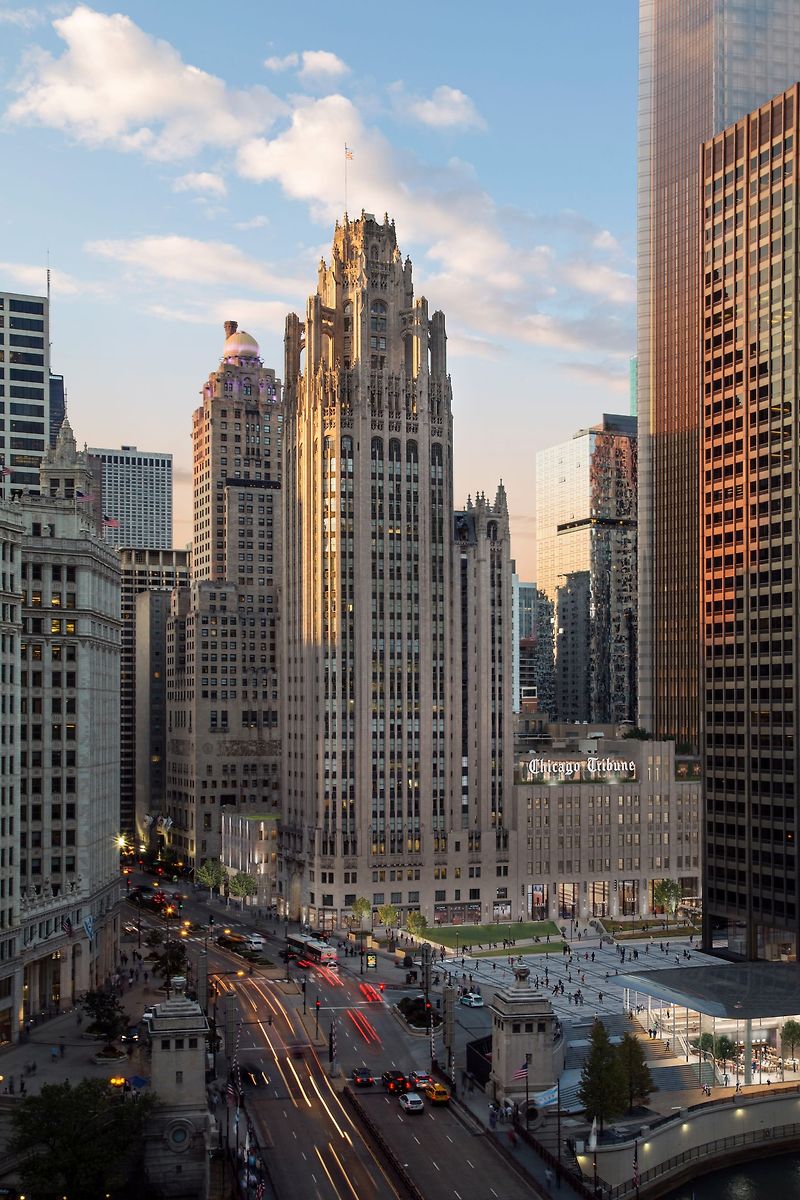 시카고 트리뷴 타워 Chicago Tribune Tower 백과사진첩