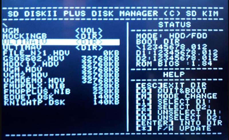 New Firmware For Sd Disk Ii Emulator