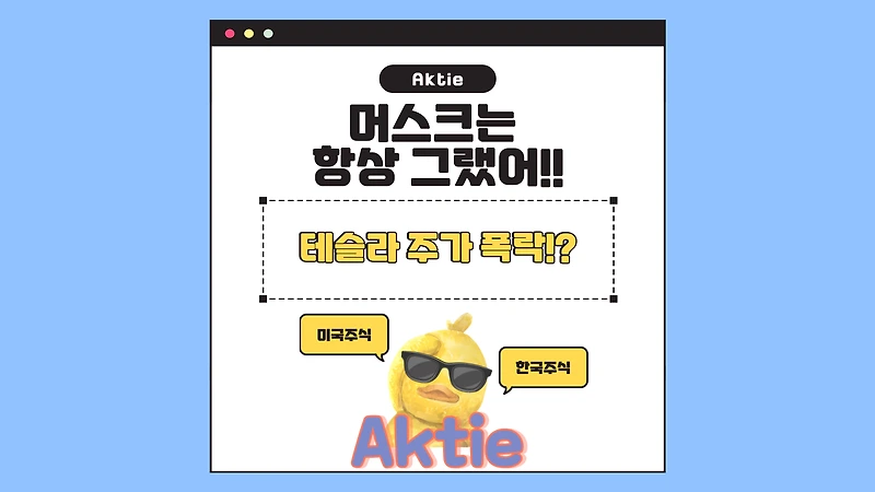 테슬라 주가 폭락! 머스크의 정치 리스크, 지금이 매수 기회일까?