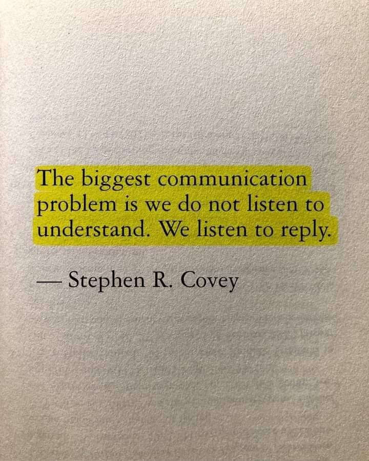 짧은 영어 명언 직독직해 The biggest communication problem is we do not listen to ...