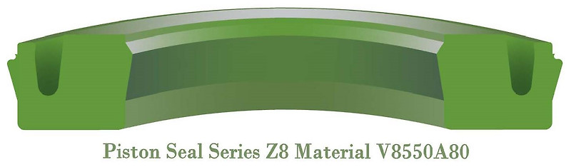 Z8F113V8550 Z8 F113 V8550 공압 실린더용 소형 피스톤 씰 단동식 U컵 설계 Piston Seal for ...