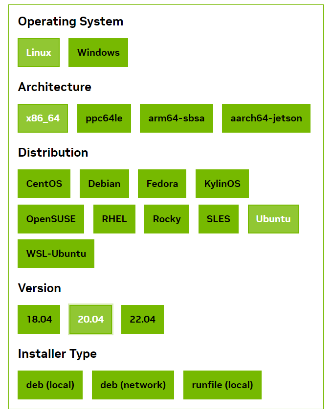 cuda-downgrade