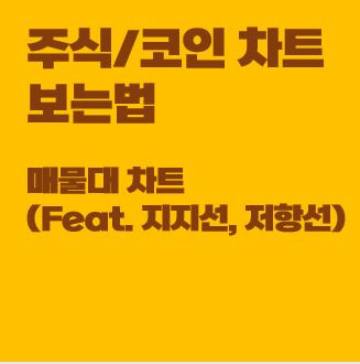 매물대 차트 보는 법 : 주가 지지선, 저항선