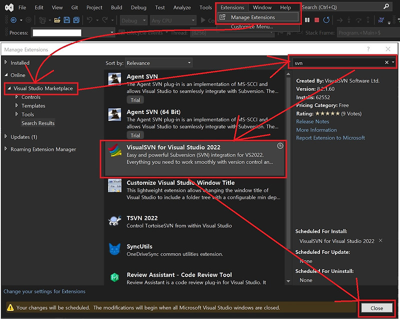  visual studio svn 