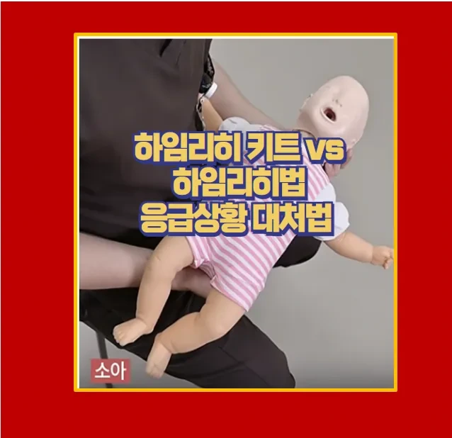 하임리히 키트 우리 아기도 쓸 수 있을까? 육아맘의 리얼 사용기