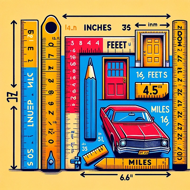 미국 길이 관련 단위 알아보기: 인치(Inch), 피트(Feet), 야드(Yard), 마일(Mile)