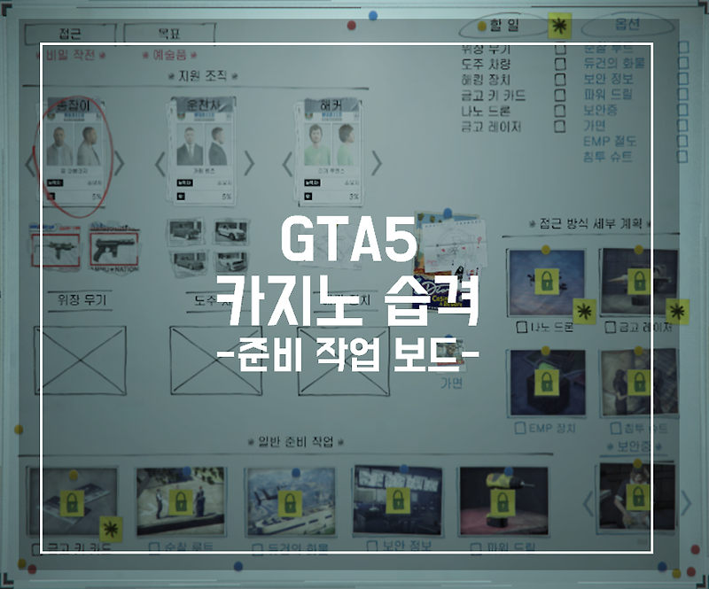세.모.이 - 세상의 모든 이야기 :: GTA5 다이아몬드 카지노 습격, 준비 ...