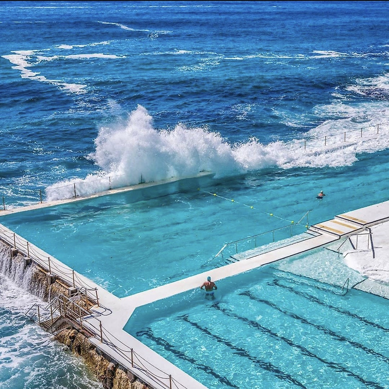 [시드니] 속이 뻥 뚫리는 '본다이비치(Bondi beach Icebergs POOL)'