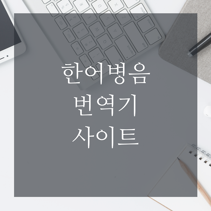 한어병음 번역기 사이트 이용 방법