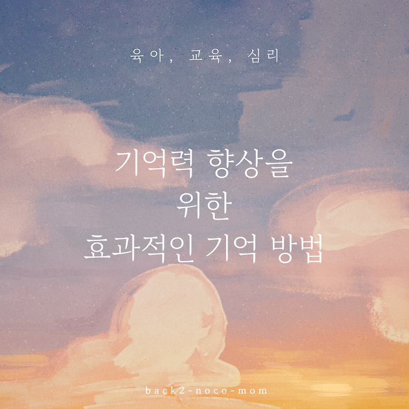 기억의 기술: 기억력 향상을 위한 효과적인 기억 방법 5가지