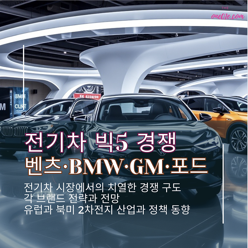 전기차 빅5의 글로벌 경쟁! 벤츠·BMW·폭스바겐·GM·포드 미래 전략