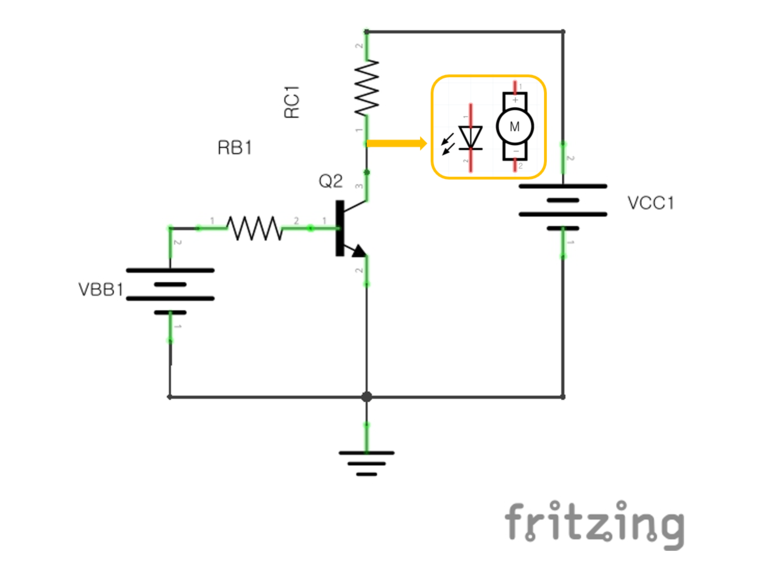 무이메이커스_[arduino] 트랜지스터(TR)을 이용해 고 전류 회로 구동하기 - 트랜지스터 외부전력 스위칭(LED 구동기/ DC 모터 드라이버)