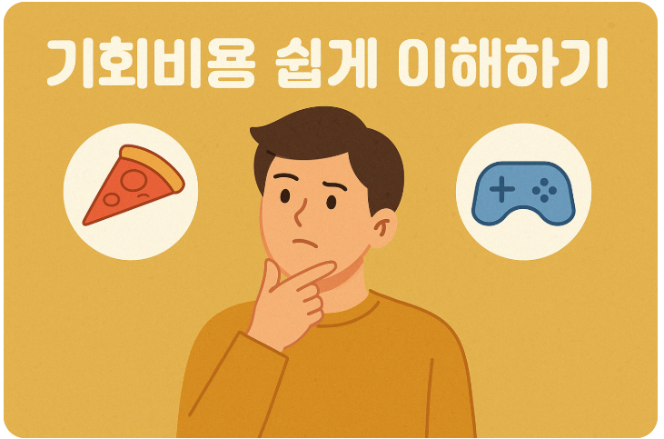 기회비용 쉽게 이해하기. 선택 뒤에 숨은 경제 원리
