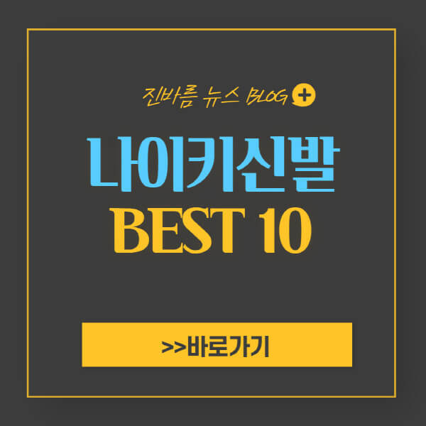 나이키 신발 추천 순위 BEST 10 및 종류 - 진바름뉴스