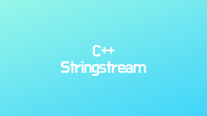[C++] stringstream 사용법