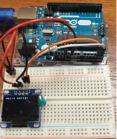 아두이노 따라하기_02_128x64 I2C OLED 구동하기