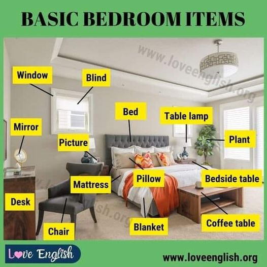 Basic bedroom items