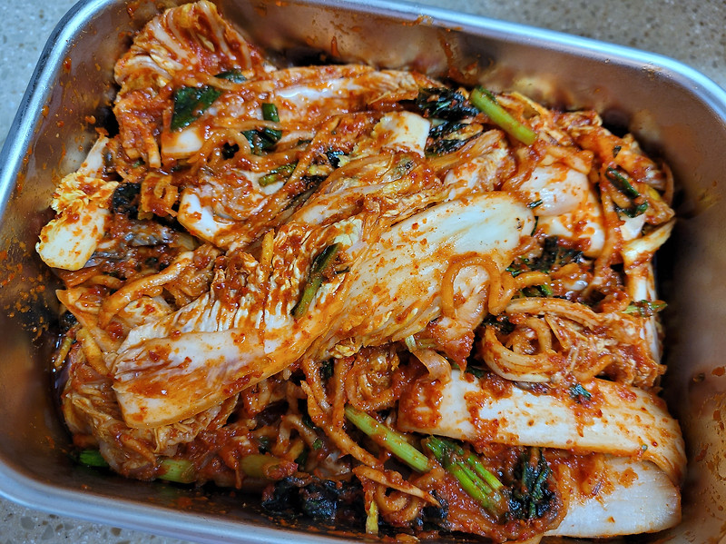 [김장김치 맛있게 담는법 D-1] 찹쌀풀 만들기 등