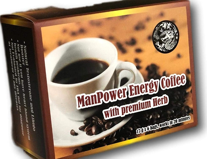 [해외직구 위해식품][Botanix LLC] manpower energy coffee with premium herb